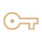 Gold key icon.