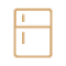 Kitchens and bathrooms icon in gold