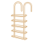 Swimming pool stairs icon in gold